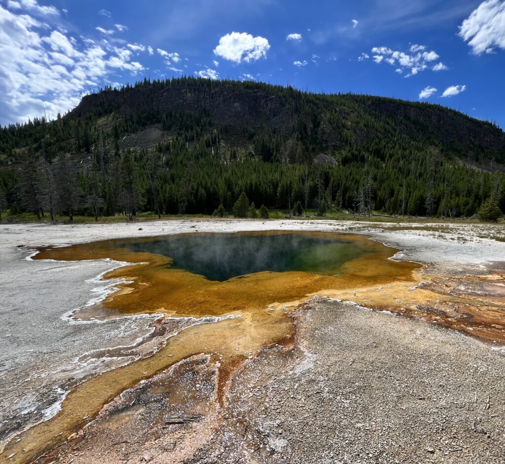 Colorful Spring at Yellowstone National Park