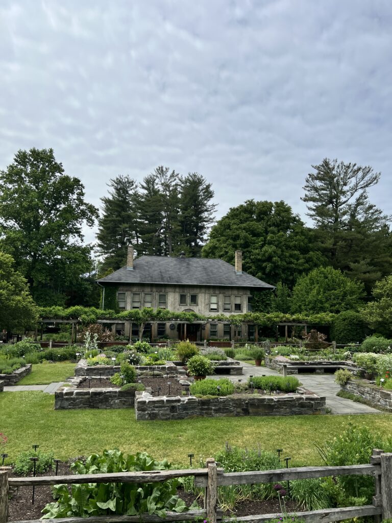 House structure in botanic garden at Cornell University